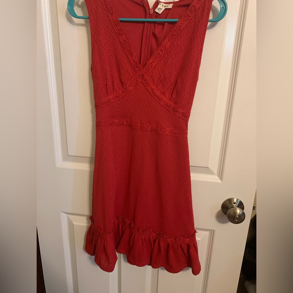 Red dress